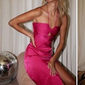 12th tribe pink party dress